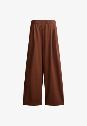 OYSHO, Stoffhose - terracotta