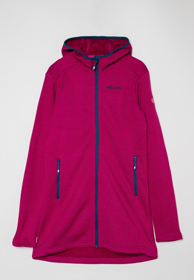 Trollkids Hardshell-jas (rood)paars