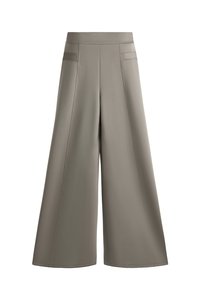 NEOPRENE-EFFECT BALLOON - Trousers - khaki