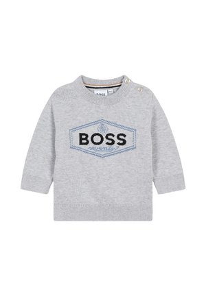 AVEC LOGO - Maglione - gris chine