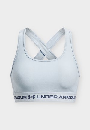 Under Armour, CROSSBACK MID BRA - Sport-BH mit mittlerer Stützkraft - blue fog/downpour gray