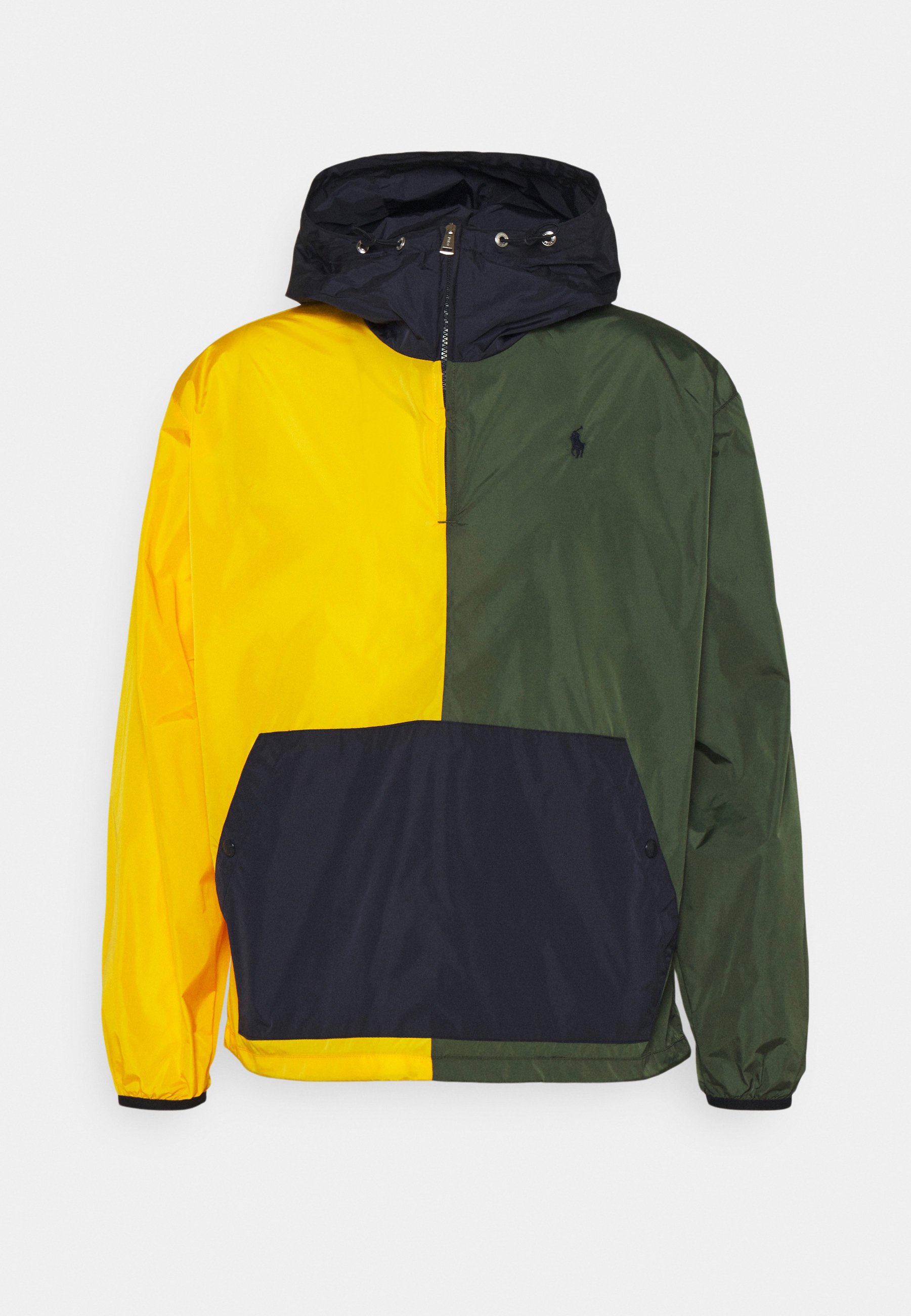 Polo Ralph Lauren Color Blocked Water Repellent Jacket Leichte Jacke Army Slicker Yellow Oliv Zalando De