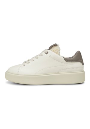 Marc O'Polo MIT FLAUSCHIGER TEDDYFELL-ZUNGE - Trainers - offwhite grey