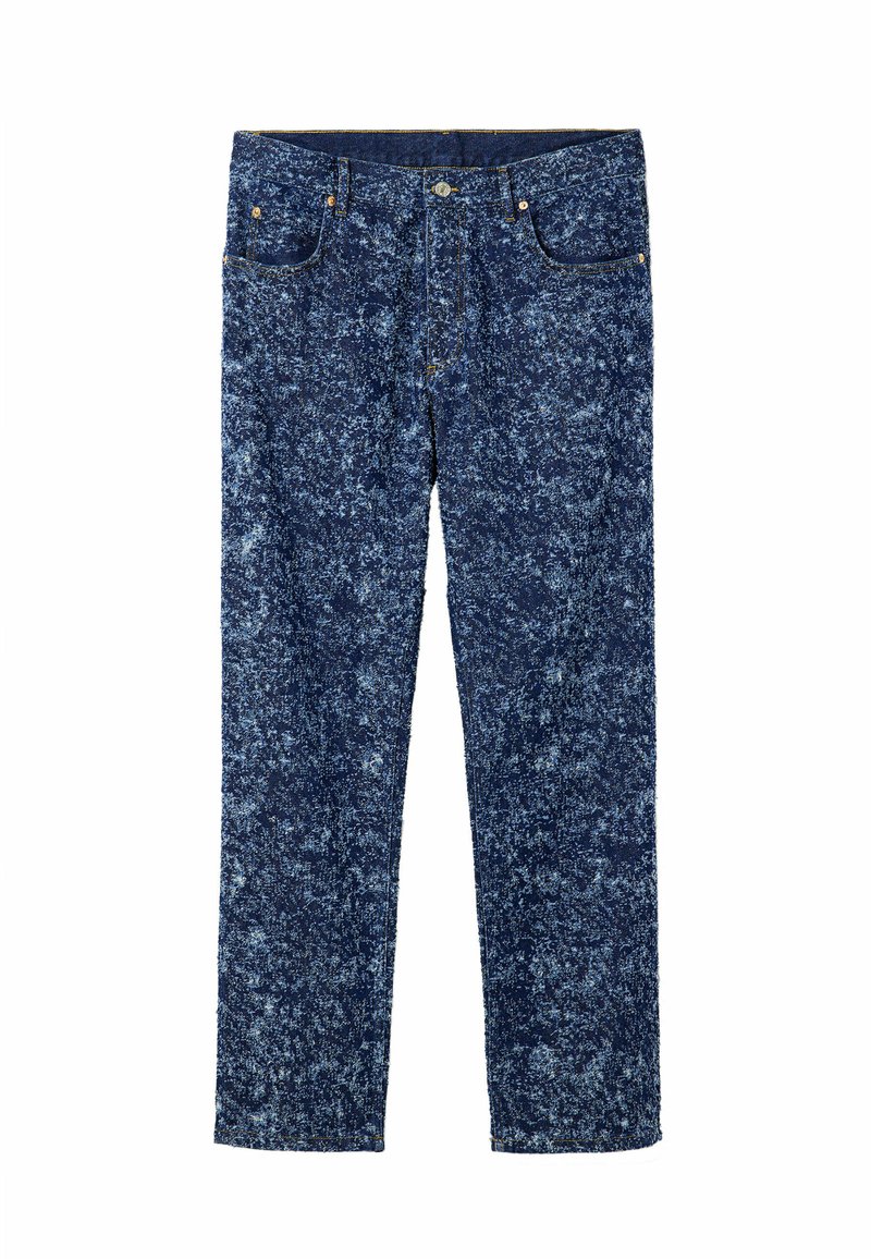 Desigual Straight leg jeans donkerblauw