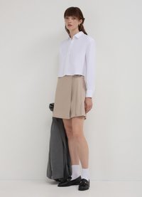 Calliope CROP TINTA UNITA  - Hemdbluse - bianco