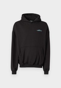 Hanorac negru cu buzunar kangaroo, având un mic logo albastru "World Tour" pe piept. Material moale și manșete ribfade.