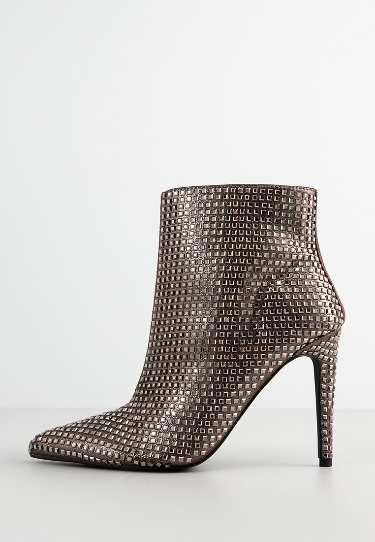 Dune London Enkelkaarsjes zilverkleurig Dune London Enkelkaarsjes zilverkleurig