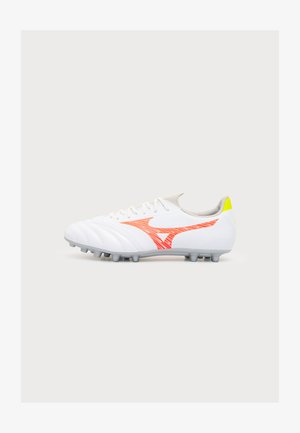 Mizuno, MORELIA NEO SELECT UNISEX - Fußballschuhe für festen Untergrund - white/lava orange/evening primrose