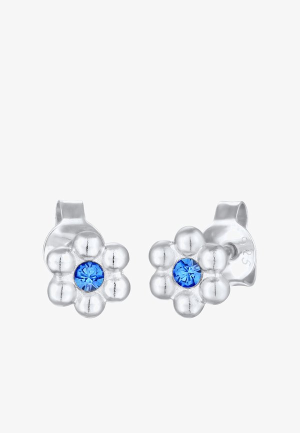 BASIC FLOWER – Ohrringe – silberfarben