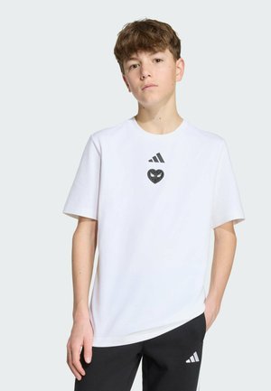 adidas Sportswear, ADIDAS SPORTSWEAR ADIDAS MARVEL SPIDER-MAN GRAPHICS TEE UNISEX - T-shirt print - white   black