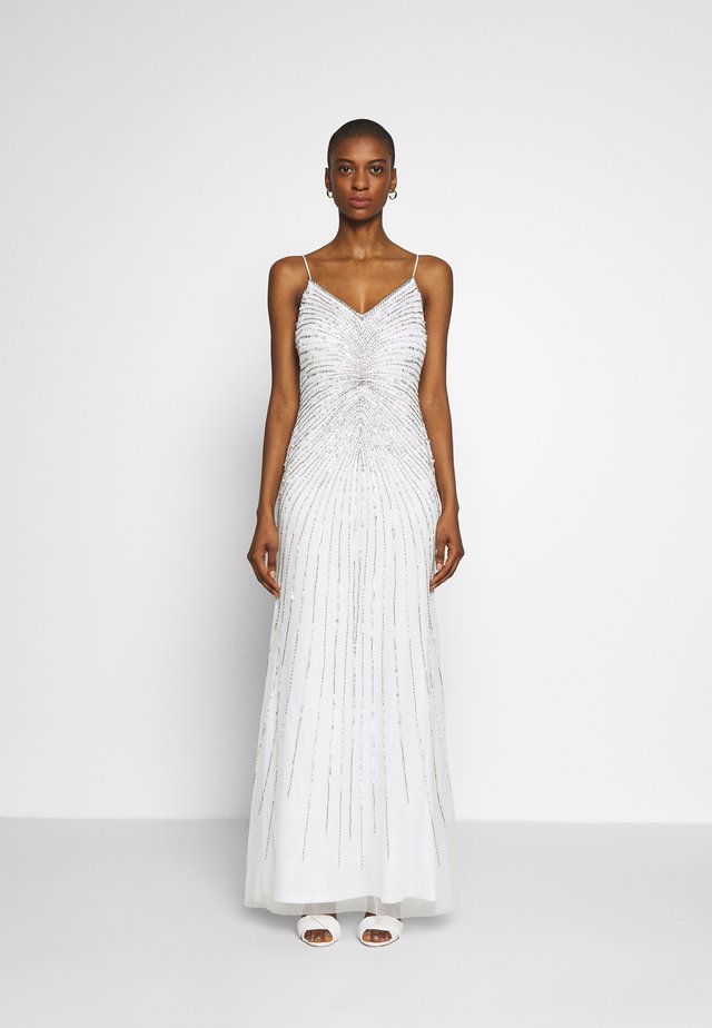 BEADED MERMAID GOWN - Galajurk - ivory