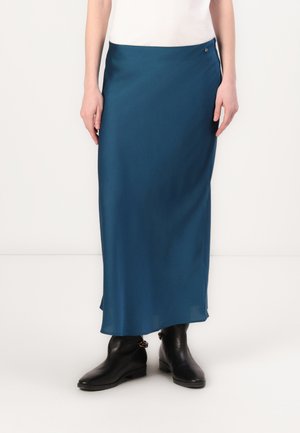 VISOS - Maxi skirt - blue