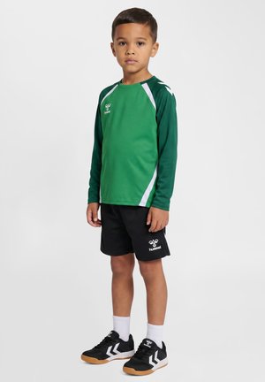 Hummel, Langærmet T-shirt - jelly bean evergreen