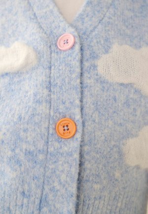 Little Bird, BUTTON THROUGH KNITTED CARDIGAN - Strickjacke - blue bubble cloud