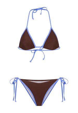 LASCANA, LASCANA TRIANGEL-BIKINI SET - Bikini - brown-blue