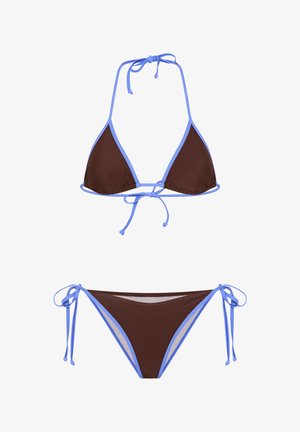 LASCANA, LASCANA TRIANGEL-BIKINI SET - Bikini - brown-blue