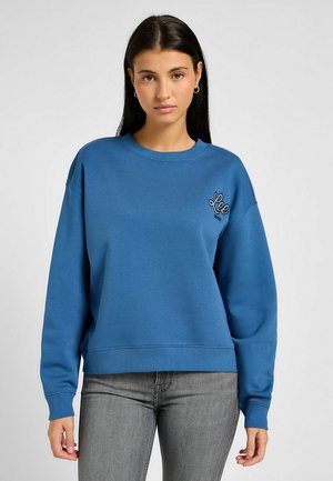 Lee RAGLAN CREW - Jersey de punto - poppy/rojo claro jaspeado
