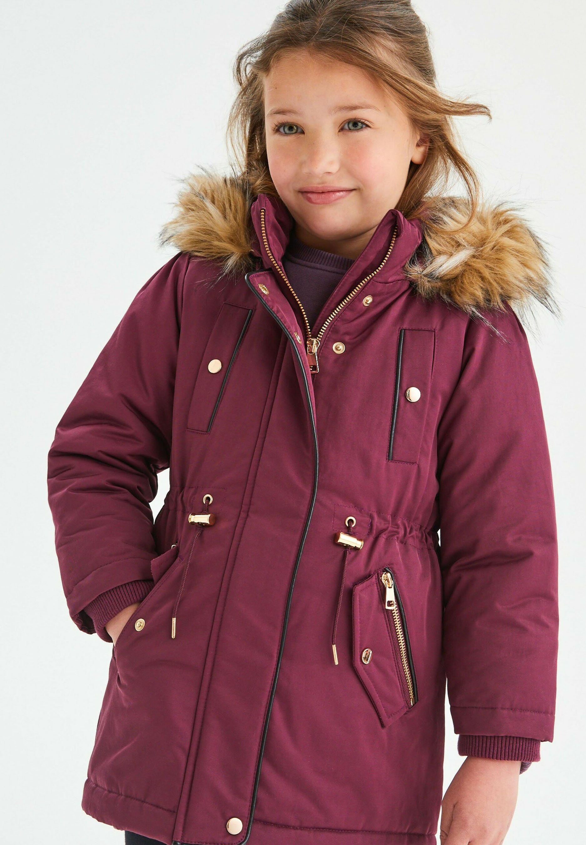 Next Winter coat - berry - Zalando.de