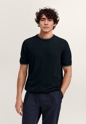 KNIT - T-Shirt basic - marine