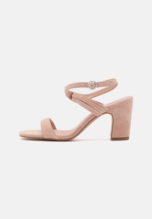 Højhælede sandaletter / Højhælede sandaler - rose gold-coloured