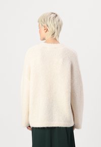 Selected Femme SLFGABELLA O NECK CAMP - Pulóver - birch