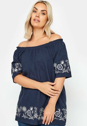 Yours Clothing Blouse - navy