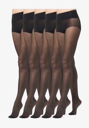 Golden Lady PACK DA 5 PAIA - Collant - a nero