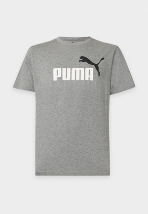 Puma, LOGO TEE - T-shirt print - medium gray heather