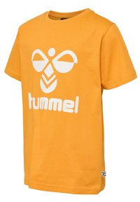 Hummel TRES  S/S - T-shirt print - butterscotch