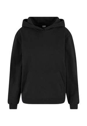 Urban Classics LOOSE LIGHT BRUSHED - Felpa con cappuccio - black