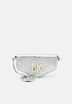 DKNY, DOWNTOWN CROSSBODY - Cross body bag - light silver-coloured