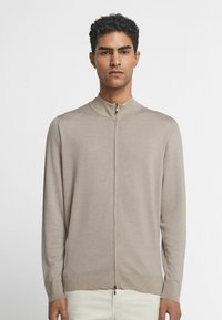 Falconeri ULTRAFINE - Sweatjacke - sand garment-dyed