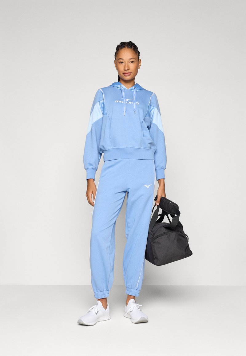 Mizuno ATHLETICS HOODY Felpa con cappuccio bel air blue/blu