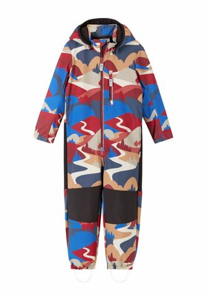 Reima, REIMA SOFTSHELL OVERALL NURMES UNISEX - Tute impermeabili - cranberry