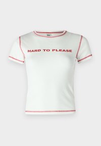 HARD TO PLEASE BABY - T-shirt print - white
