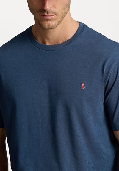 Polo Ralph Lauren Big & Tall JERSEY CREWNECK T-SHIRT - Navadna majica - clancy blue