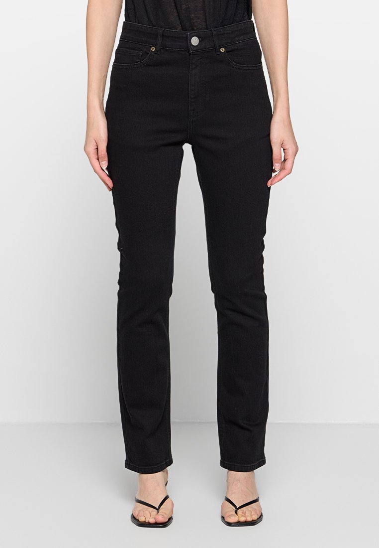 By Malene Birger Straight leg jeans zwart By Malene Birger Straight leg jeans zwart