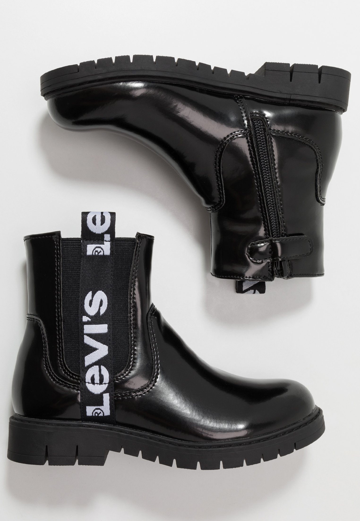 Levi's® NASHVILLE Korte laarzen black Zalando.nl Levi's kids Levi's Kids Nashville High enkelboots zwart