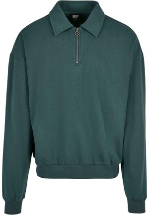 Urban Classics COLLAR CREW - Polo majica - bottlegreen