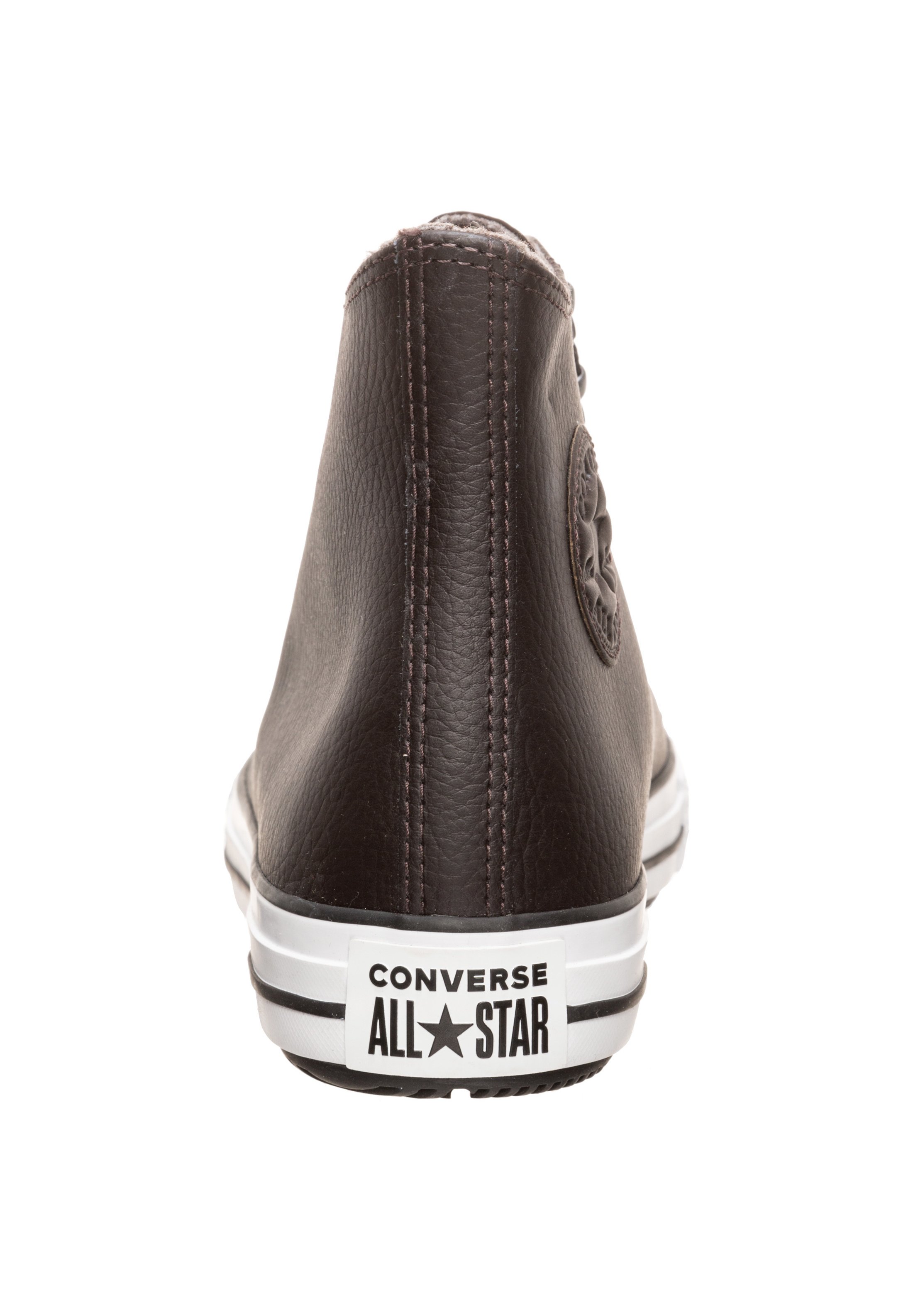 Converse CONVERSE CHUCK TAYLOR ALL STAR WINTER LEATHER HI SNEAKER -  Zapatillas altas - velvet brown / white / black/marrón - Zalando.es