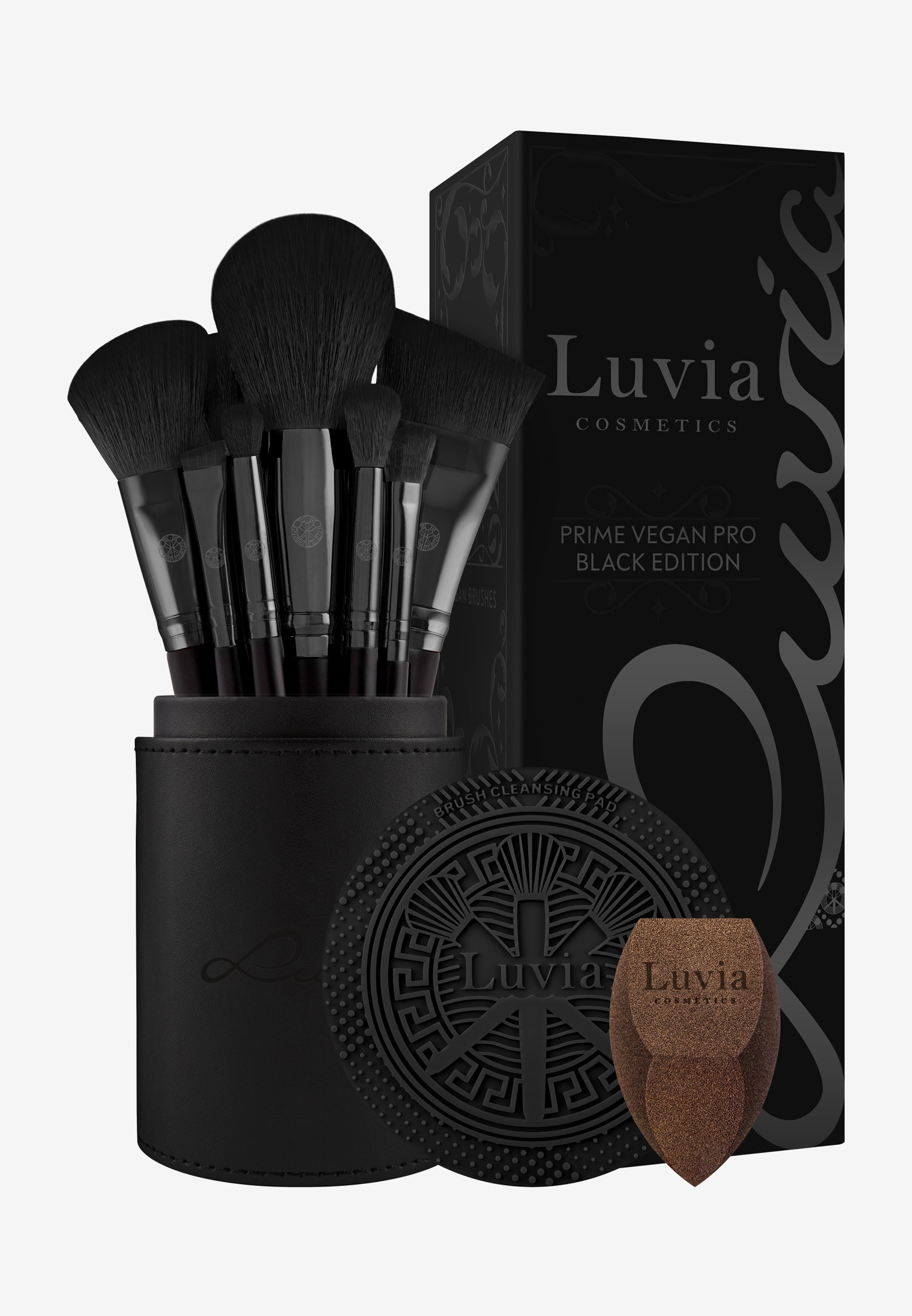 Luvia Cosmetics Prime Vegan Pro Black Edition Set De Brosses A Maquillage Zalando Fr Luvia Cosmetics Prime Vegan Pro Black Edition Set De Brosses A Maquillage Zalando Fr