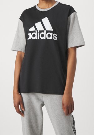 T-shirt con stampa - black