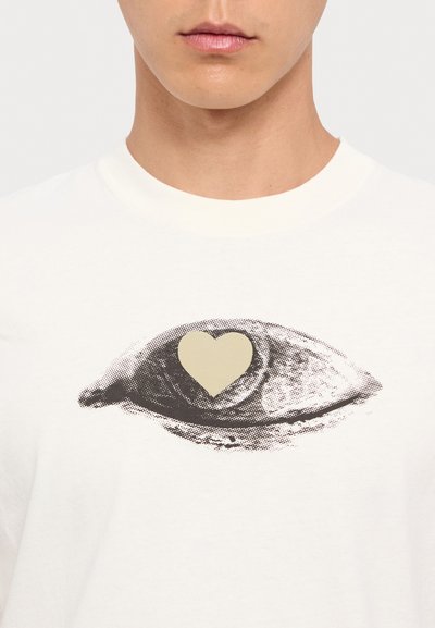 WOOD WOOD BOBBY EYE HEART - Print T-shirt - frosted