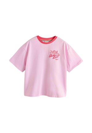 Little Bird, REGULAR FIT - BOXY T-SHIRT - T-shirts print - love and kisses slogan
