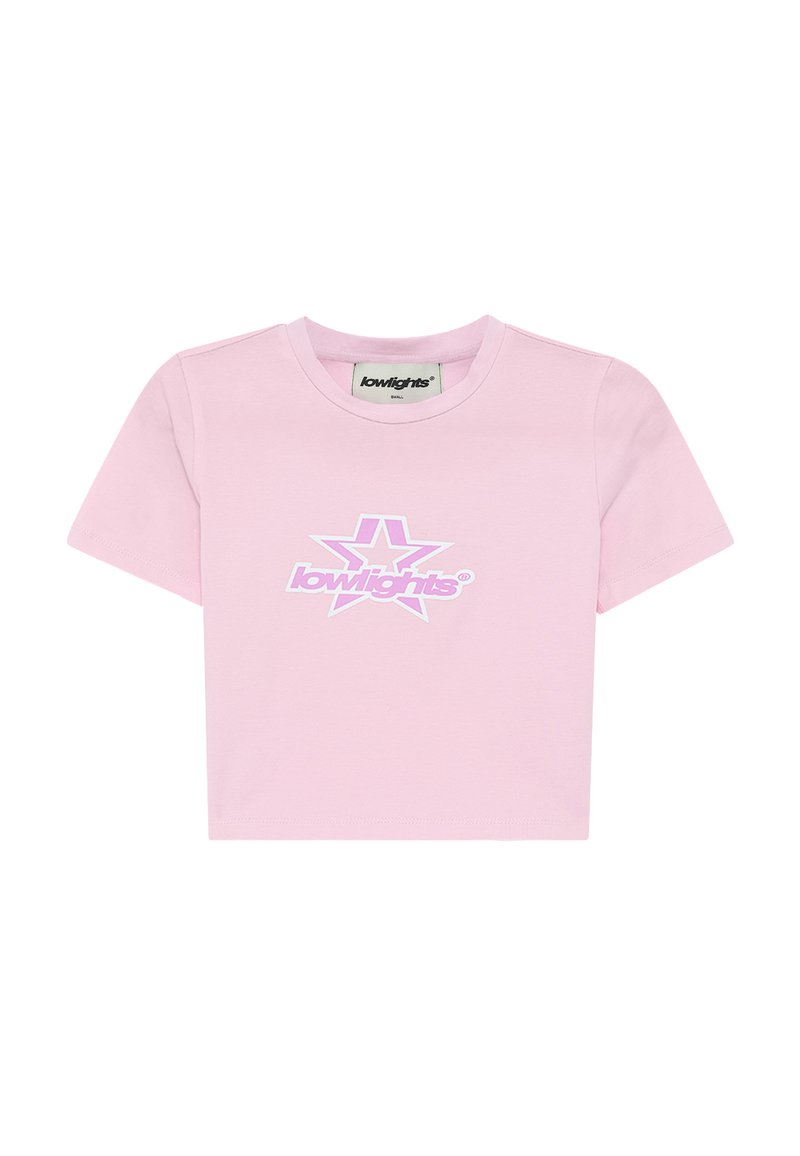 LOW LIGHTS STUDIOS® T-shirt print donkerroze