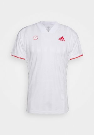 FREELIFT - Sports shirt - white/scarlet