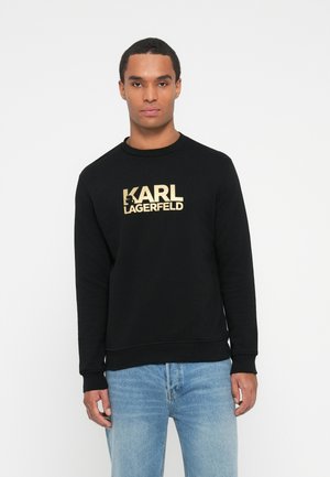 CREWNECK - Felpa - black/gold-coloured