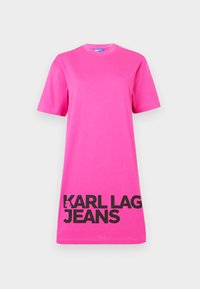 LOGO TEE DRESS - Φόρεμα ημέρας - very berry