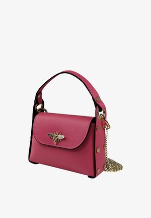 DrachenLeder Handtas - coralle rosa