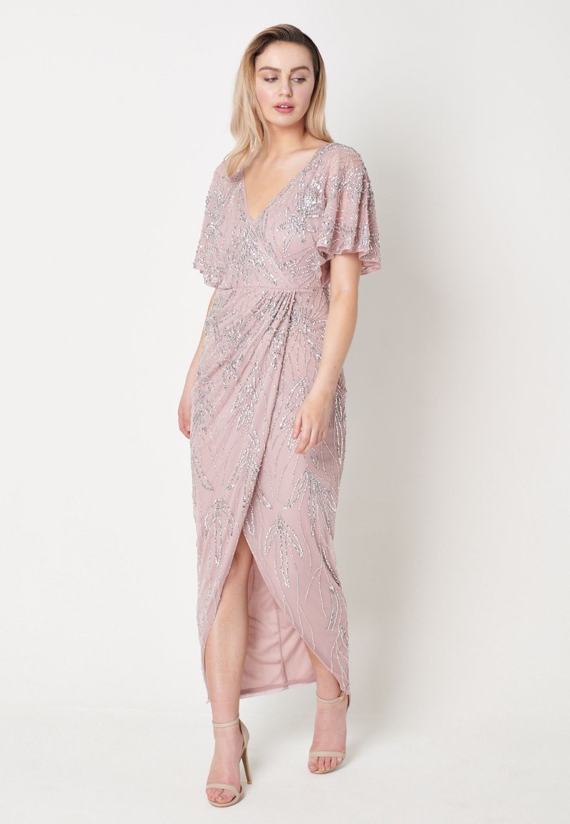 BEAUUT EMBELLISHED SEQUINS MAXI Robe de soirée frosted pink/rose